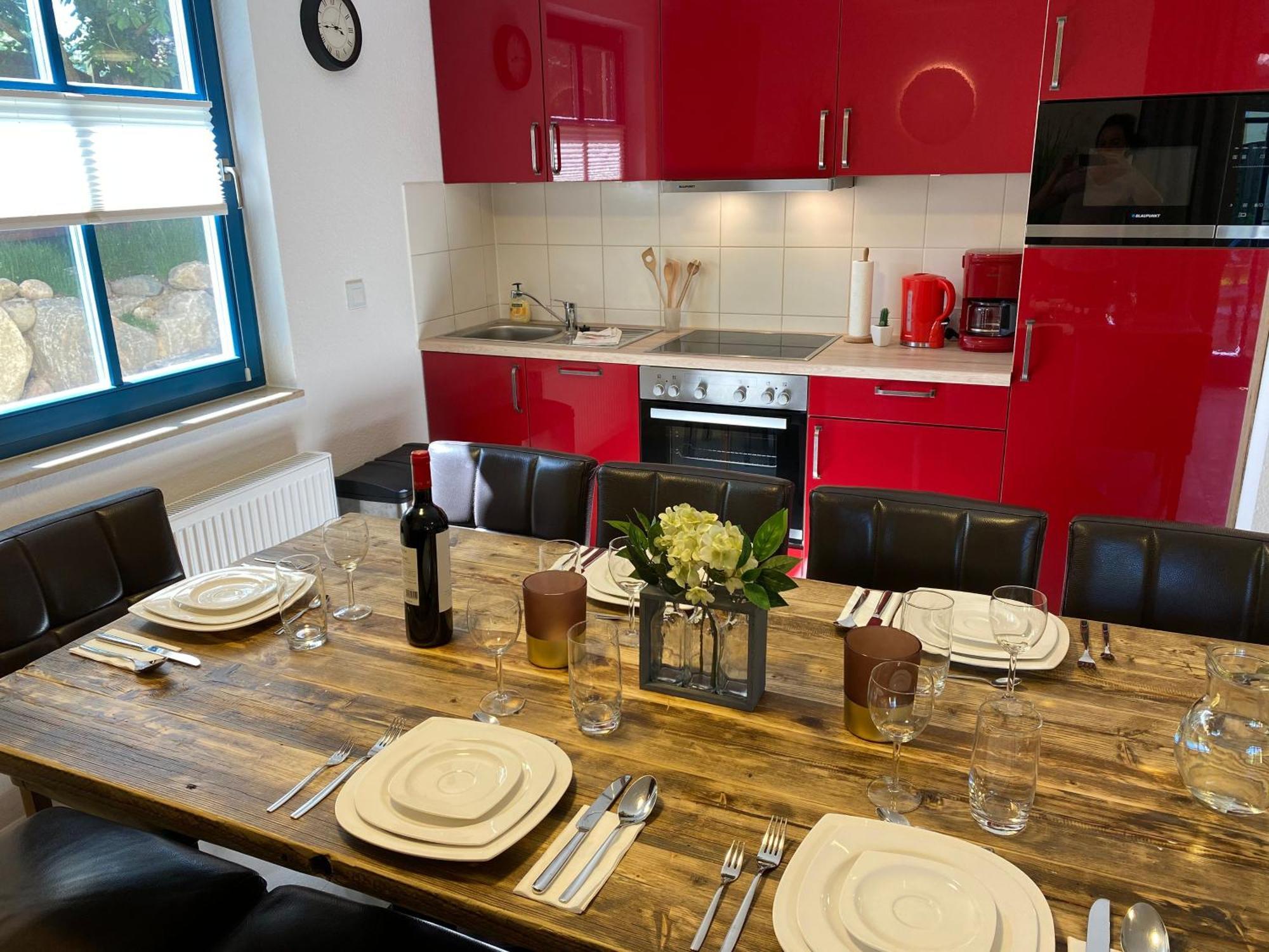 Familienfreundliches Reetdachhaus Weissdorn 2 Villa Puddemin Luaran gambar